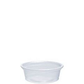 Ellipso® 3 oz. Microwavable Portion Cup and Lid Combo, Translucent, 500 ct.