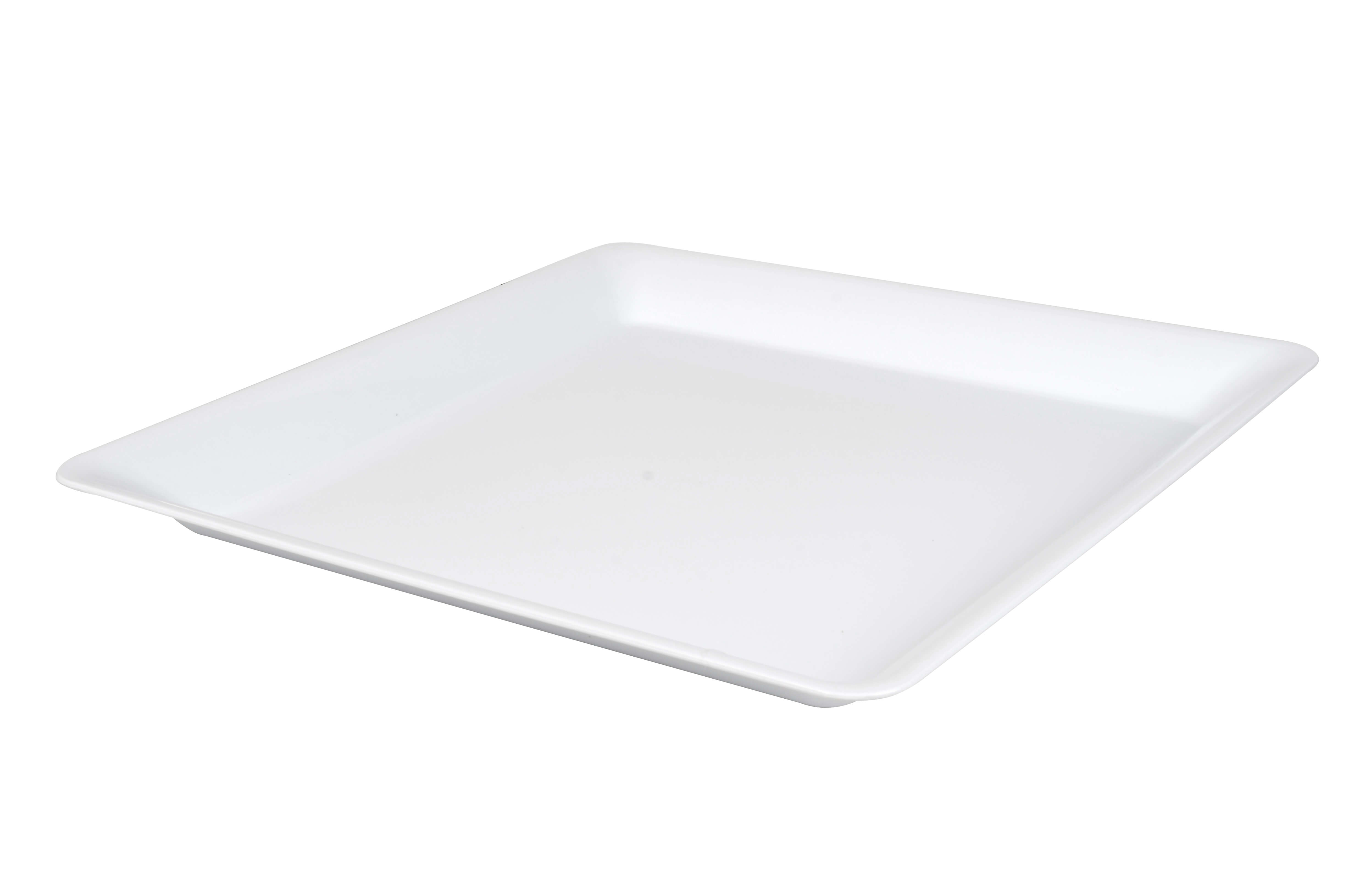 Ribbed Plastic Display Tray 12.5 x 24 x 0.75 High, White 
