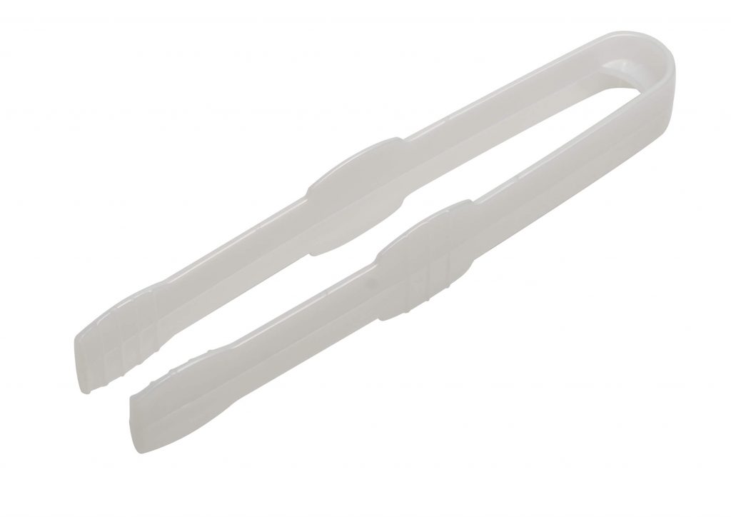 Fineline 6503-WH Tiny Temptations Tiny Tongs 4 1/2