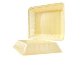 Pactiv 8S Disposable Foam Meat Tray - 10L x 8W x 3/5H