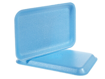 CKF 4SW, 4S White Foam Meat Trays, Disposable Standart Supermarket Meat  Poultry Frozen Food Trays, 500-Piece Bundle