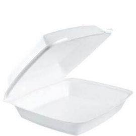 Dart Solo MicroGourmet 16NW-0007 16 oz. White Polypropylene Deli Container  - 500/Case - Splyco