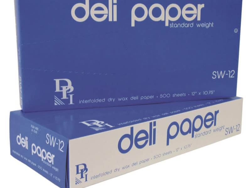 Durable Packaging 12 x 10 3/4 Interfolded Deli Wrap Wax Paper