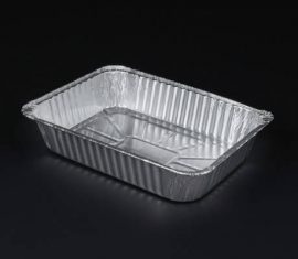Durable Packaging 9501X-C50 Christmas Tree Foil Pan and Plastic Lid Combo  Kit - 10/Pack