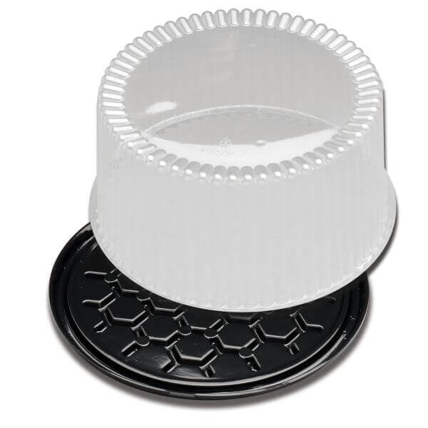 10 Plastic Cake Containers with Dome Lid - 10/Pack