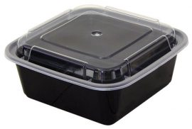 Newspring E504 ELLIPSO 4 oz. Oval Plastic Souffle / Portion Cup with Lid  500/Case - 500/Case - SPLYCO