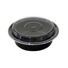 Newspring SD5032Y 32 oz. Translucent Round Deli Container - 480/Case -  SPLYCO