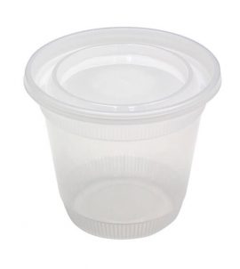 Newspring SD5032Y 32 oz. Translucent Round Deli Container - 480/Case -  SPLYCO