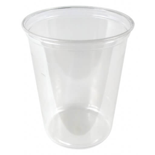 BULK Lightweight Clear Plastic Round Deli Container with Lids