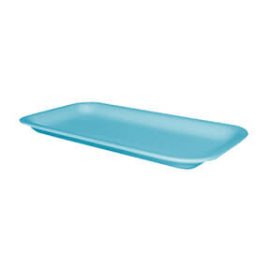 Pactiv Foam 17S Supermarket Tray Blue, 8.25