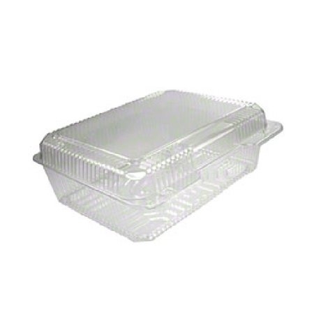 Inline Plastics Safe-T-Fresh Snackware 4 Compartment Clear Pet Tamper Evident Food Container | 252 per Case